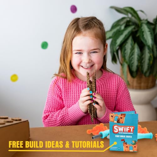 Swift Tool Kit – Cardboard Cutter & Construction Tool Set for Kids Age 5+ - size: Tool Kit (50+ pcs)