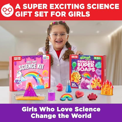 Doctor Jupiter Super Science Gift Set for Girls Ages 4+, Birthday Gift - style: Super Science Gift Set for Girls: 4+