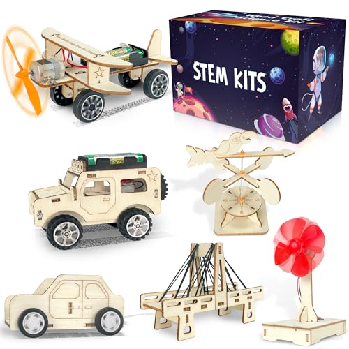 LINAYE 24 Packs STEM Kits for Kids, 6 in 1 Treasure Box Toys Gifts for Kids