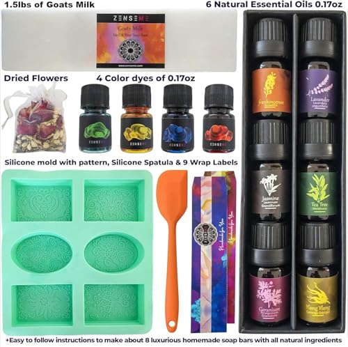 Soap Making Kit for Adults, Make Your Own Soap with Melt & Pour - DIY