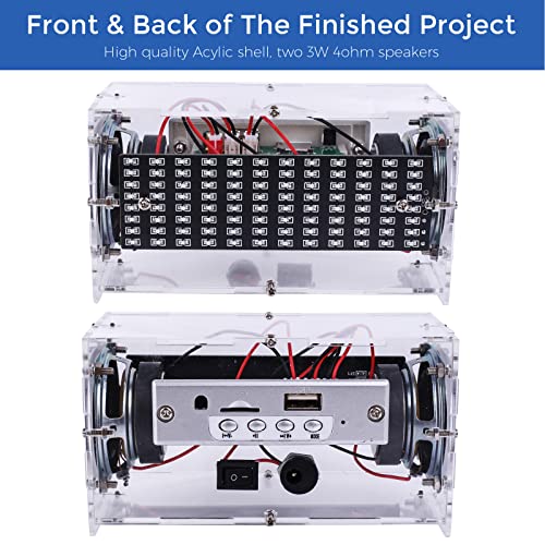 MiOYOOW Spectrum DIY Bluetooth Speaker Kit, Electronics Project for Adults