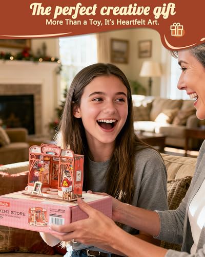 Rolife Chocolate Shop DIY Miniature House Kit - color: Sweet Chocolate Shop