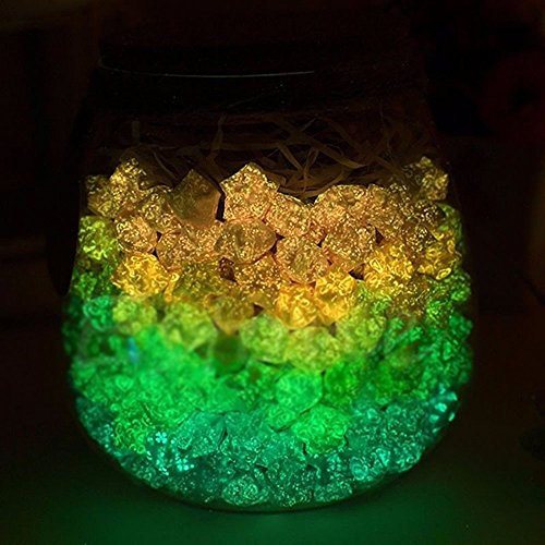yueton 300 Sheets Glows in The Dark Stars Folding Paper - Lucky Wish Star Origami Paper