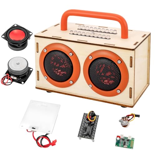 DIY Bluetooth Speaker Kit for Kids 8-10 - STEM Kits Science Project Toys - color: Orange