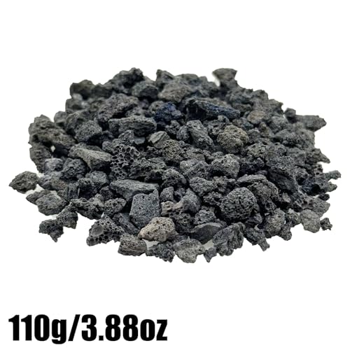 Miniature Rock Basing Kit Miniature Rock Landscape Rocks DIY Terrain Model Kit Basing Kit for Terrain Scenery Landscape Model Railroad Sand Table Material, Black - color: Black