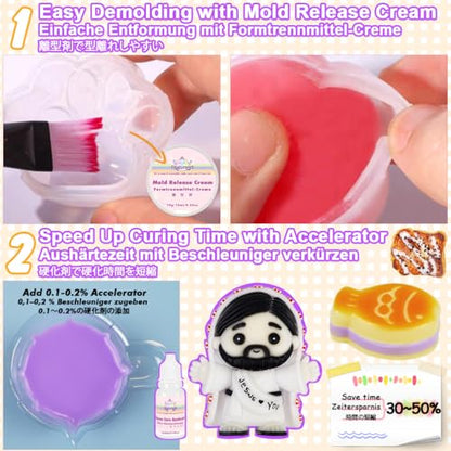 Taba Squishy Kits Flex Rubber for Squishy Making Liquid Silicone 17oz Pack Classic Tabba - color: Classic Taba