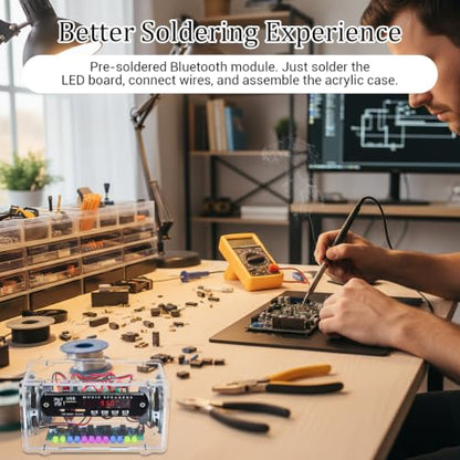 MiOYOOW DIY Bluetooth Speaker Kit with FM Radio for School and Home Use
