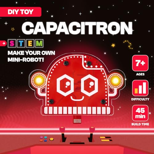 CIRCUITMESS Capacitron Science Kit for Unisex Children, Ages Kid, STEM, Coding Skills