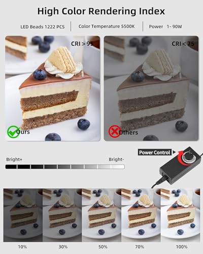 Portable Light Box Photography 20"x 20" Upgrade Dimmable Photo Soft Box - size: 20.0*20.0 inch