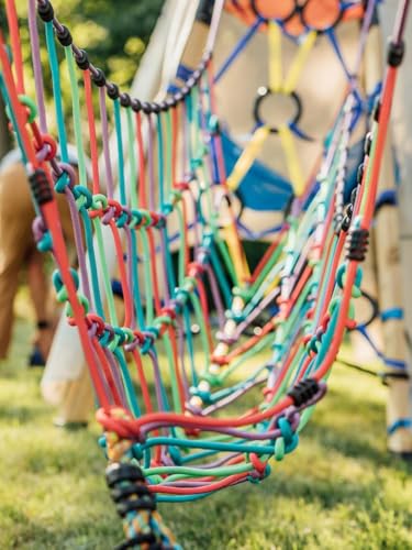 Rambler Rope Bridge - for Kids Outdoor Play, Rope Bridge for Playground, Treehouse and Backyard, Kids Rope Climbing Jungle Gym, 14 Ft UV Protected Nylon Rope, Rated for 250 lbs