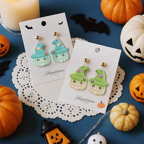 8 Pack Halloween Horror Atmosphere Polymer Clay Cutters - color: Halloween cat