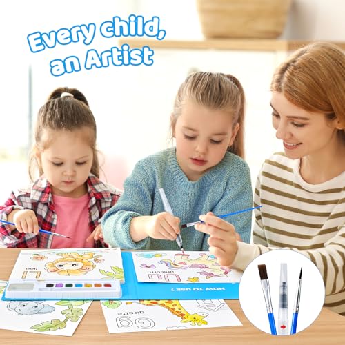 JoyCat Paint with Water Coloring Books for Toddlers (Animal & Alphabet) - style: Animal & Alphabet