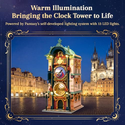 PANTASY Prague Astronomical Clock Building Set for Adults