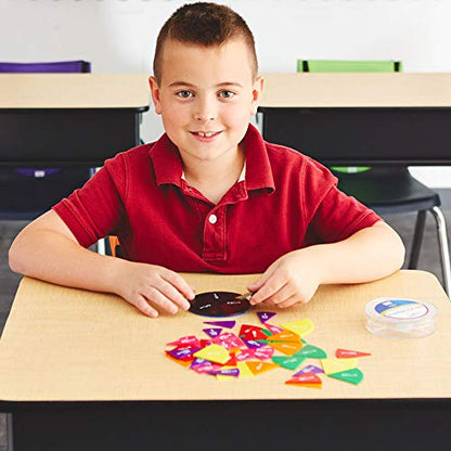 EAI Education Fraction Circles: Numbered - Set of 51 (Pack of 4) - size: Approximately 3.5 inches in diameter (Pack of 4)