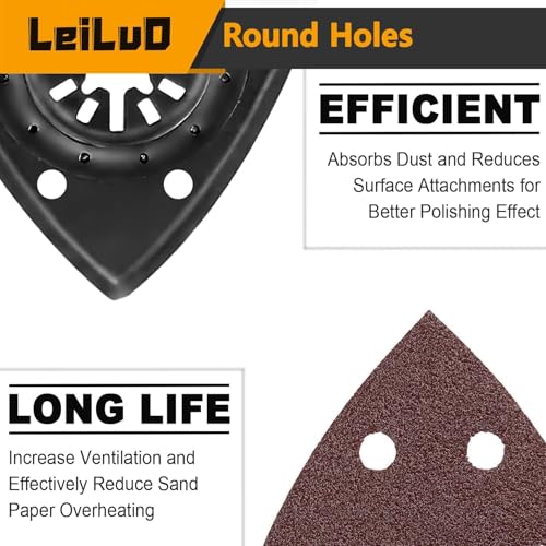 LEILUO 158Pcs Multitool Blades Kit, Oscillating Tool Blades & Saw Blades