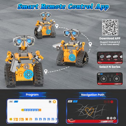 3 in 1 Robot Building Kit Toys for Boys Age 8-12（700Pcs）