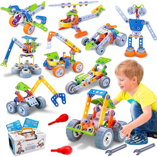 Tsomtto 10 in 1 STEM Toys for 4 5 6 7 8+ Year Old Boy Girl Birthday Gifts