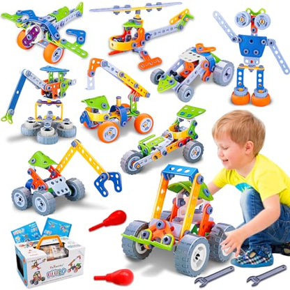 Tsomtto 10 in 1 STEM Toys for 4 5 6 7 8+ Year Old Boy Girl Birthday Gifts