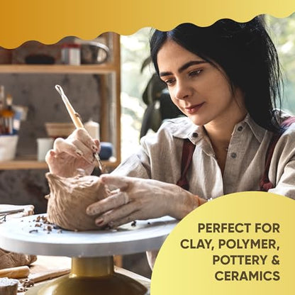 30 Pcs Clay Tools & Pottery Tools Kit, Professional Polymer Clay Sculpting - size: Pack of 30