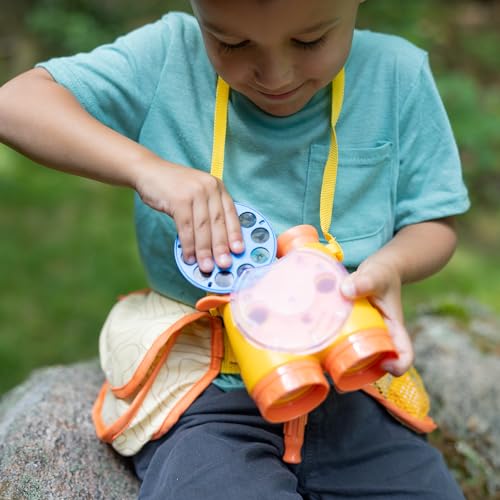 Melissa & Doug Grand Canyon National Park Hiking Gear Play Set with Photo Disk Viewer Kids Pretend Play Hiking Gear, Children's Belt and Binoculars for Girls and Boys Ages 3+ - FSC-Cer
