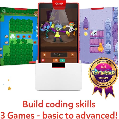 Osmo Coding Kit, Ages 5-10+, Coding for Kids, Learn to Code, STEM, Fire - style: Starter Kit for Fire Tablet