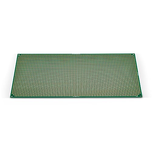Double Sided ENIG Perf Board, PCB Board, Electronic Circuit Board for DIY Prototype Circuit, FR4, Plated Through Hole Solder Prototype Board, ST-PERF (4" x 8") - style: 4" x 8"