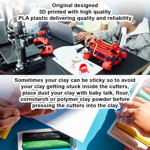 16Pcs Cat Polymer Clay Cutters Atomic Star Clay Earrings Cutters Polymer Jewelry Cutter for Earrings Making Birthday Party DIY Supplies - color: Cat