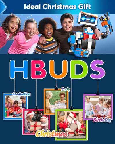 Robot Building Kits for Kids, Stem Toys for Boys Age 8-12, APP & Remote Control Educational Coding Building Sets, Programmable Robot for Kids, Rechargeable Robotic Kit Gifts for Girls Boys - style: Robotic Kit