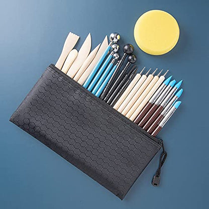 Luney 25PCS Polymer Clay Sculpting Tools Kit, Pottery Tools