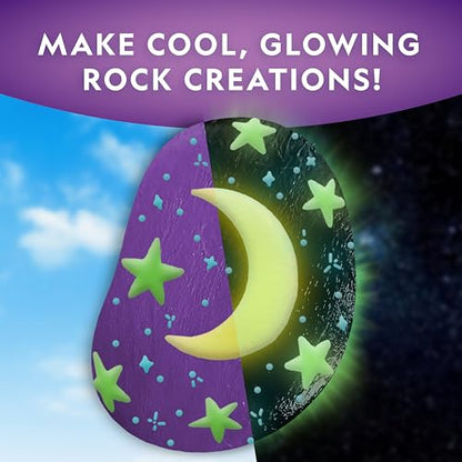 National Geographic Glow-in-the-Dark Rock Painting Craft Kit for Kids - style: Glow in the Dark