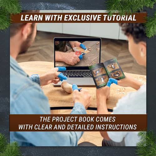 BeaverCraft DIY08 Wood Carving Kit for Kids DIY01 Wood Carving Kit Comfort Bird DIY Kits for Adults Hobbies