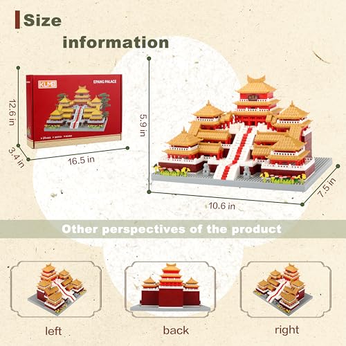 Chinese Architecture Micro Building Blocks Set Epang Palace 3050PCS - color: Epang Palace