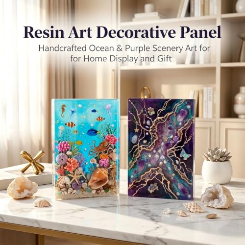2Pcs Rectangle Epoxy Resin Molds, Large Coaster Silicone Molds - color: Large Coaster Resin Mold