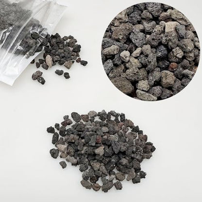 Miniature Rock Basing Kit Miniature Rock Landscape Rocks DIY Terrain Model Kit Basing Kit for Terrain Scenery Landscape Model Railroad Sand Table Material, Black and Dark Red - color: Black and Dark Red