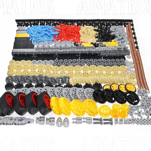 899Pcs Gears-Axles-Tires-Pins Technic Part Compatible with L Brand