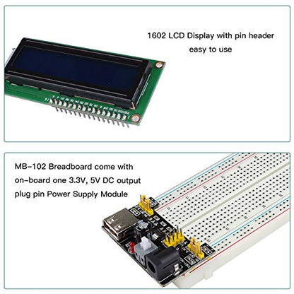 Smraza Super Starter Kit with Control Board, Breadboard for Arduino