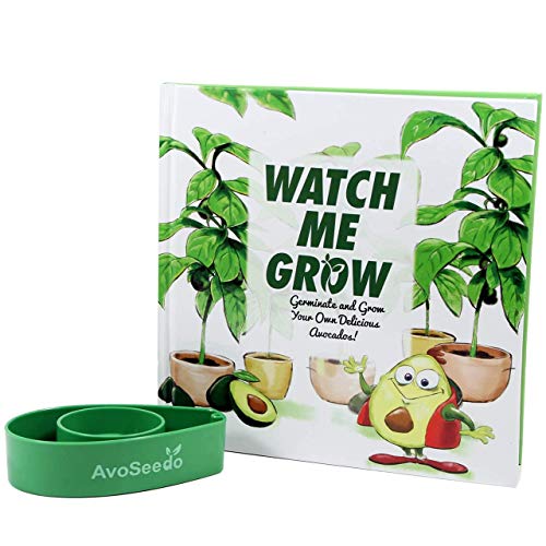 Avocado Plant Kit – Kids Grow Your Own Avocado, Watch Me Grow Kit, Family Project Kit, Grow Avocado, Great For Kids And Adults, Watch Me Grow Book Included