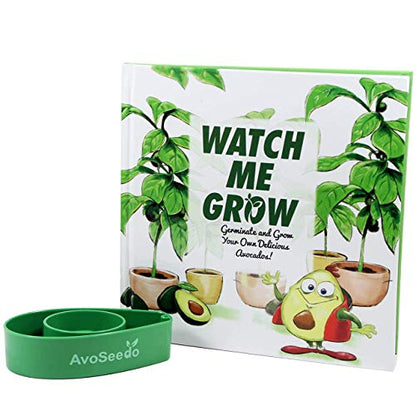 Avocado Plant Kit – Kids Grow Your Own Avocado, Watch Me Grow Kit, Family Project Kit, Grow Avocado, Great For Kids And Adults, Watch Me Grow Book Included