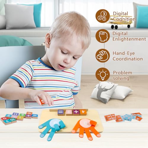 Preschool Learning Toys for Toddlers 3+ Years, Number Counting Block Toy