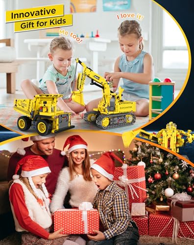 okk STEM Robot Toys for Kids 8-12, 5-in-1 RC Programmable Building Toy Kit