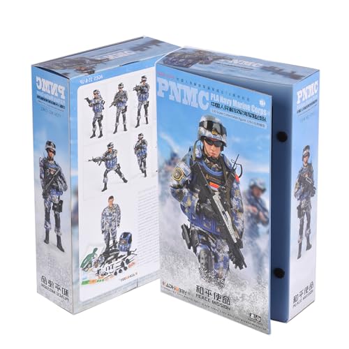 12 Inch Action Figures Military Set, 1/6 Scale Soldier Model Set with Weapons, Outfit and Other Accessories - Marine-CH01 - color: Ch01