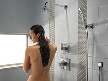 Delta Faucet Ara 6-Setting Shower Handle Diverter Trim Kit, Diverter Valve Trim Kit Chrome, 6 Way Shower Diverter, Delta Diverter Trim, Chrome T11967 (Valve Not Included) - color: Chrome