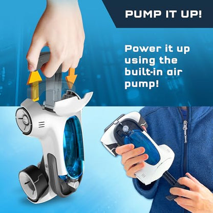 Thames & Kosmos Air-Power Turbo Racer STEM Experiment Kit | Build a Race Car with Air-Powered Engine, No Batteries Required, Travels 60 Feet, 9mph, Durable Parts for Lengthy Play, Explore Clean Energy