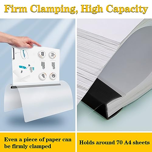 Report Covers with Sliding Bar, Clear Report Covers for Letter-Size Paper