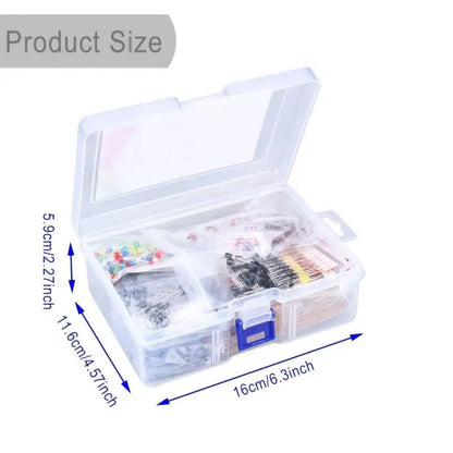1500Pcs Electronics Component Assortment Kit