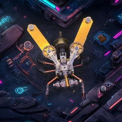 3D Metal Puzzle Insect Bug Mechanical Fly Model Steampunk Sculpture DIY Projects Making Kit Arts and Crafts Metal Building Science kit, Ideas,Gifts for Birthday(Mechanical Fly A) - style: Mechanical Fly A