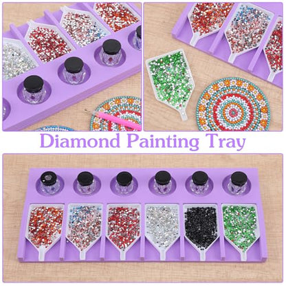 1 Set Diamond Tray, Painting Diamond Accessories Tray Organizer