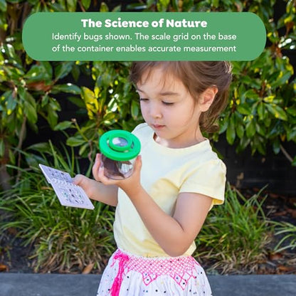 Tiger Tribe Bug Spotter Kit – Nature Exploration for Kids, Collector Box, Magnifying Lid, Bug Identification & Activity Booklet. Kids 4-8 Years