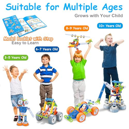 Tsomtto 10 in 1 STEM Toys for 4 5 6 7 8+ Year Old Boy Girl Birthday Gifts