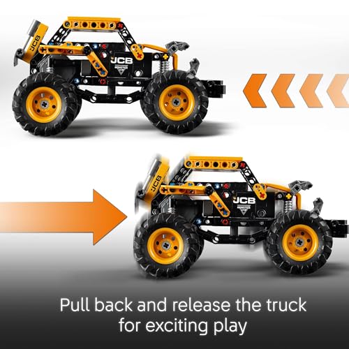 LEGO Technic Monster Jam DIGatron Pull-Back Monster Truck Toy - Building Toy for Kids, Boys and Girls, Ages 7+ - Creative Gift Idea for Lovers of Trucks - 42199 - style: DIGatron